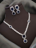 Silver-Plated Pink Stone Necklace Set | Indian Jewellery | Stone Jewellery Indian Neckles Set With Matching Earring Set