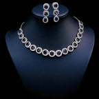 Silver-Plated Red Stone Necklace Set with Matching Earrings | Indian Jewellery | Stone Jewellery Indian Neckles Set