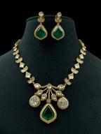 Kundan Necklace & Earrings Set | Indian Jewellery | Kundan Jewellery Indian Neckles Set