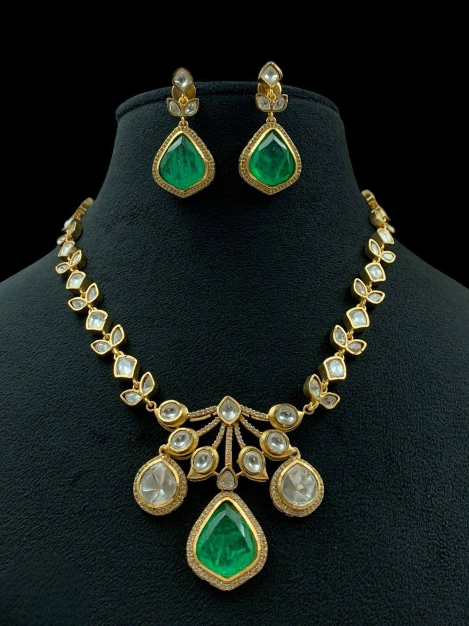 Kundan Necklace & Earrings Set | Indian Jewellery | Kundan Jewellery Indian Neckles Set