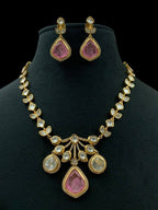 Kundan Necklace & Earrings Set | Indian Jewellery | Kundan Jewellery Indian Neckles Set