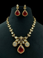Kundan Necklace & Earrings Set | Indian Jewellery | Kundan Jewellery Indian Neckles Set