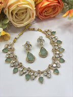 Stone Necklace & Earrings Set | Indian Jewellery | Stone Jewellery | Indian Necklace Set