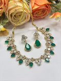 Stone Necklace & Earrings Set | Indian Jewellery | Stone Jewellery | Indian Necklace Set