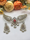 Royal Kundan Choker Necklace & Earrings Set | Indian Jewellery | Jewellery | Indian Necklace Set