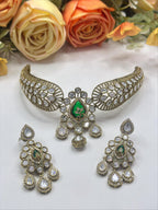 Royal Kundan Choker Necklace & Earrings Set | Indian Jewellery | Jewellery | Indian Necklace Set