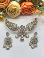 Royal Kundan Choker Necklace & Earrings Set | Indian Jewellery | Jewellery | Indian Necklace Set