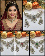 Royal Kundan Choker Necklace & Earrings Set | Indian Jewellery | Jewellery | Indian Necklace Set