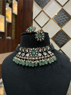 Kundan Choker Necklace Set | Indian Jewellery | Kundan Polki Indian Necklace Set for Weddings