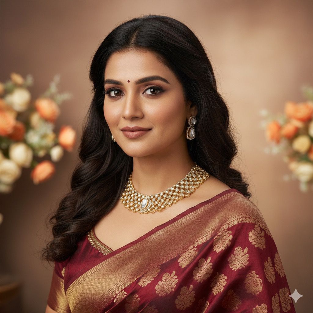 Bridal Bollywood Aditi Rao Inspired Polki Choker Jewellery Set – Indian Necklace Set with Kundan Polki Design | Traditional Indian Wedding Jewellery
