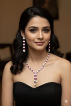 AD Jewellery Necklace Set – Statement Necklace for Women | Indian Jewellery Online