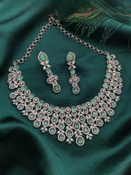 American Diamond Jewellery Set – Elegant Indian Gemstone Jewellery | Libasaa Traditional Indian Bridal Jewellery