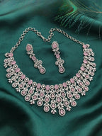 American Diamond Jewellery Set – Elegant Indian Gemstone Jewellery | Libasaa Traditional Indian Bridal Jewellery