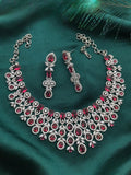 American Diamond Jewellery Set – Elegant Indian Gemstone Jewellery | Libasaa Traditional Indian Bridal Jewellery