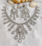 Royal Kundan Style Choker Necklace Set with Matching Earrings | Indian Jewellery Traditional Kundan Indian Necklace Set