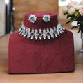 Traditional Polki Kundan Choker Earrings Set – Indian Jewelry for Weddings & Festive Wear
