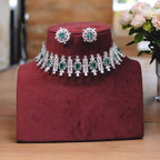 Traditional Polki Kundan Choker Earrings Set – Indian Jewelry for Weddings & Festive Wear