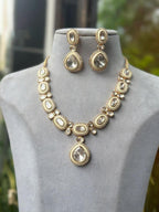 Unique AD Handmade Necklace Earrings Set Crafted  Artistic Precision High Quality Craftsmanship